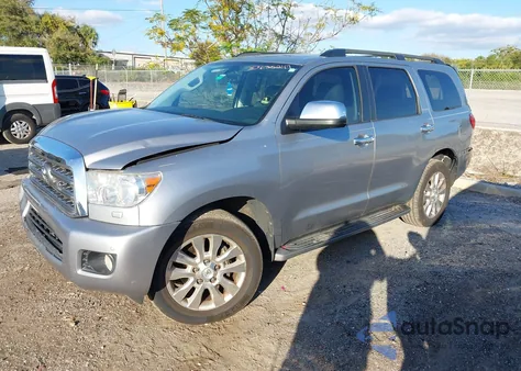 2011 Toyota Sequoia Platinum 5.7L V8 z USA, uszkodzony, nr VIN 5TDDW5G11BS045413